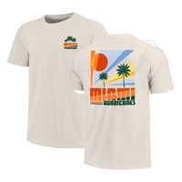 Thumbnail for Miami Hurricanes Palms Bone Tshirt