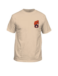 Thumbnail for Auburn Tigers Stadium Helmet Vintage Comfort Colors Ivory T-Shirt