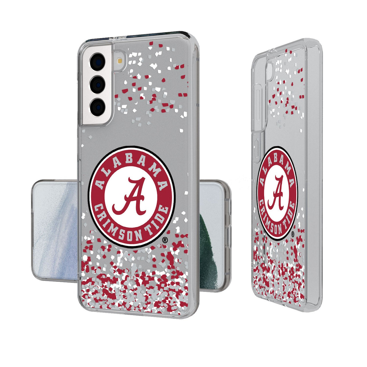 Alabama Crimson Tide Confetti Clear Case-19