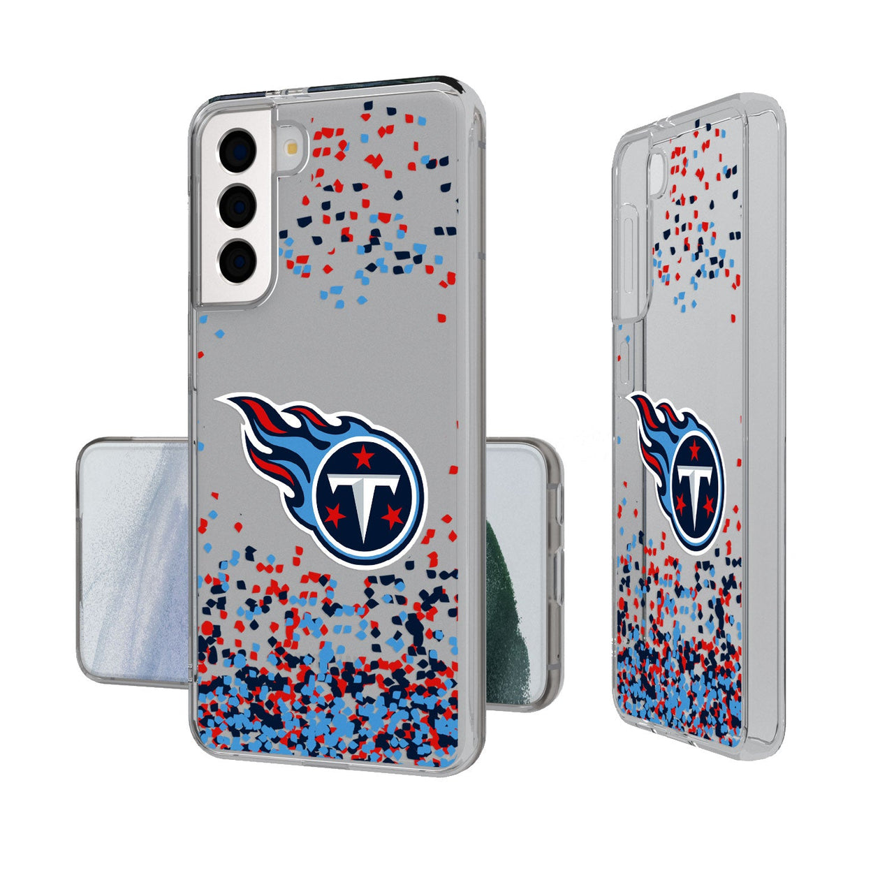 Tennessee Titans Confetti Clear Case-19