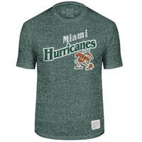 Thumbnail for Miami Hurricanes Script over Logo Vintage Tshirt