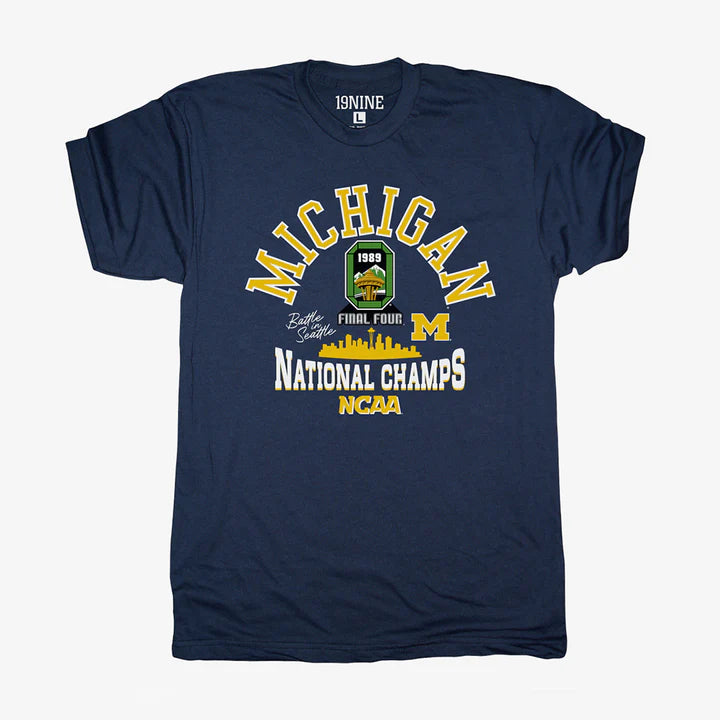 Michigan Wolverines '89 National Champions Tshirt