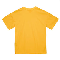 Thumbnail for Michigan Wolverines Throwback Arch Logo Gold Tshirt