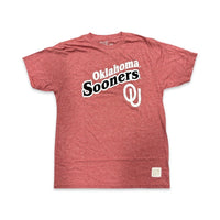 Thumbnail for Oklahoma Sooners Script Over Logo Vintage Tshirt