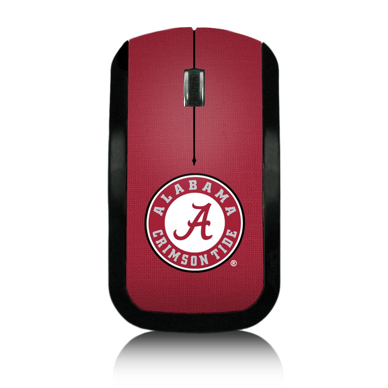 Alabama Crimson Tide Solid Wireless USB Mouse-0