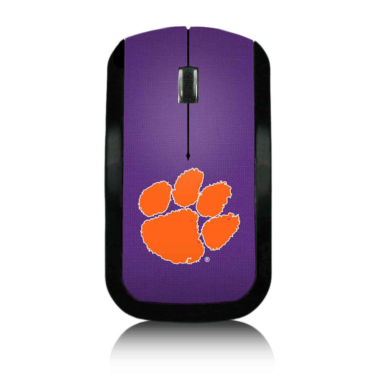 Clemson Tigers Solid Wireless USB Mouse-0