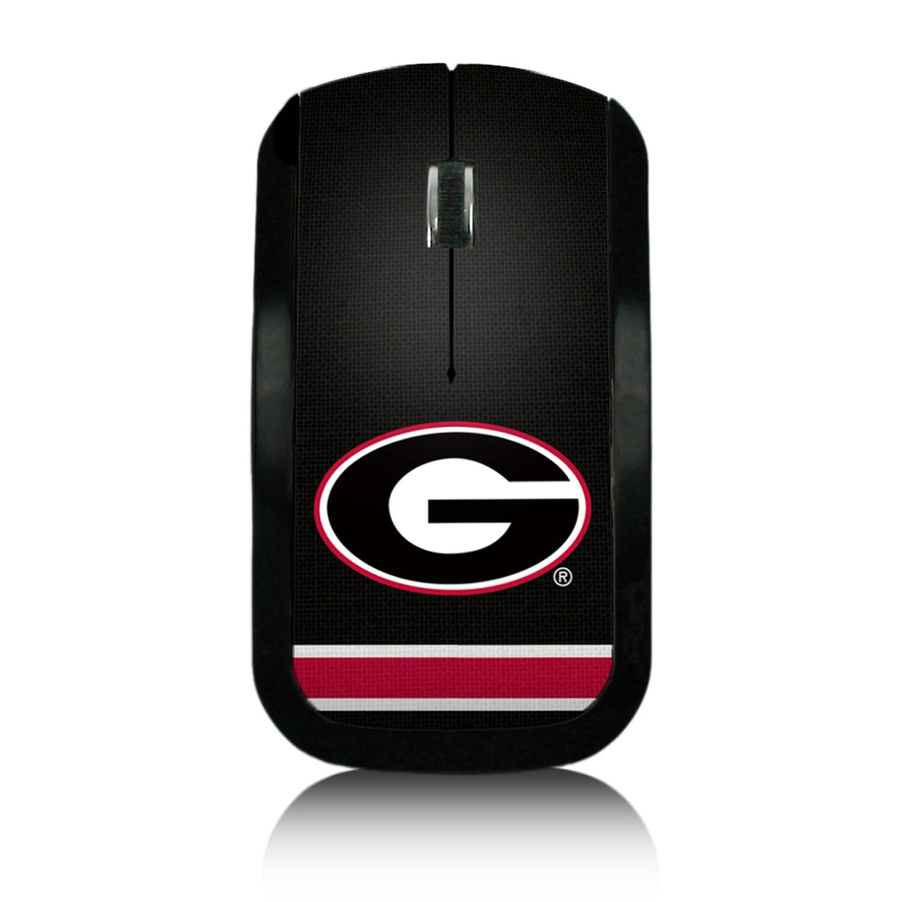 Georgia Bulldogs Stripe Wireless USB Mouse-0