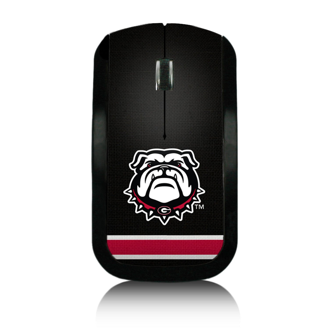 Georgia Bulldogs Stripe Wireless USB Mouse-0