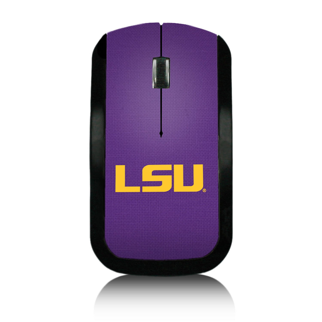 Louisiana State University Tigers Solid Wireless USB Mouse-0