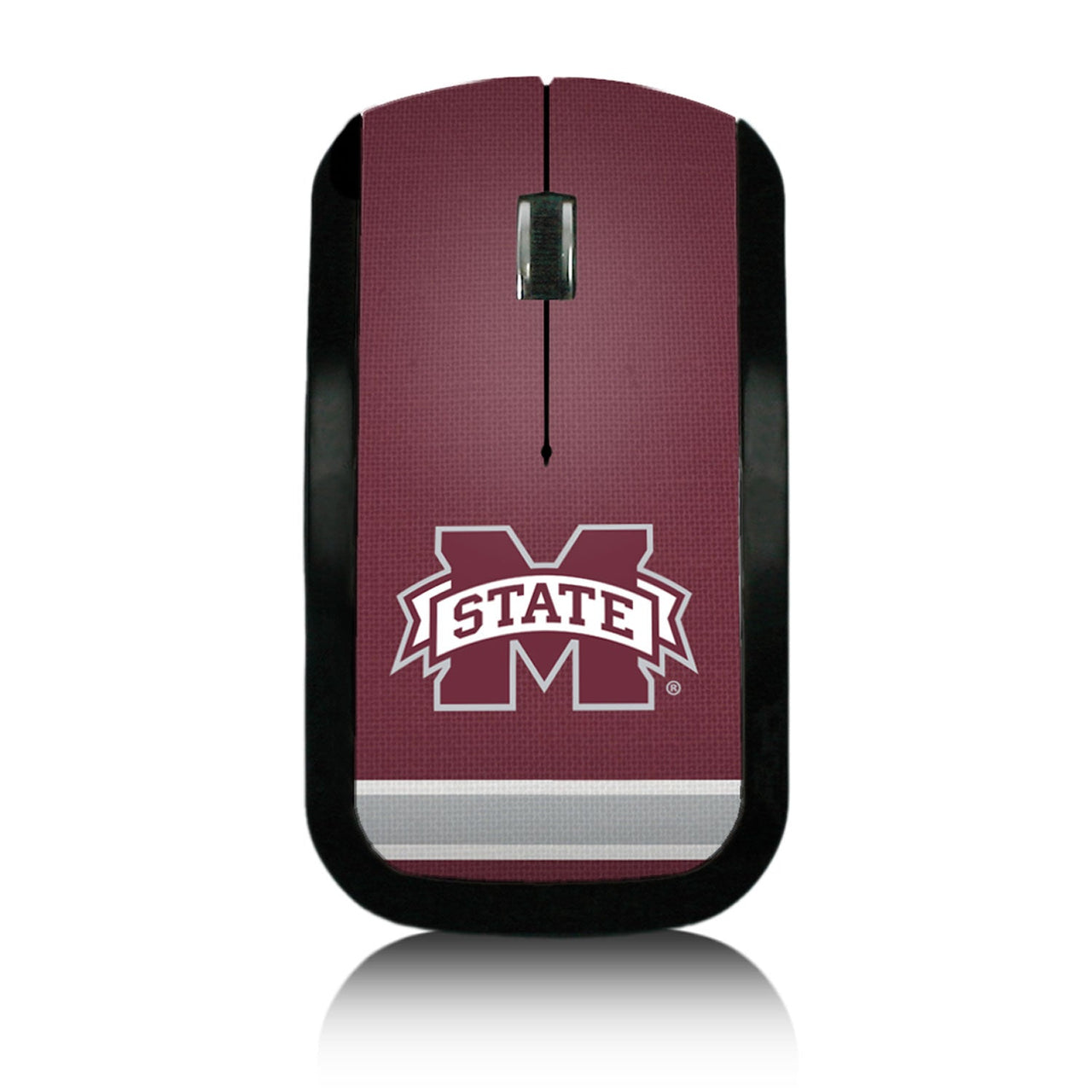 Mississippi State Bulldogs Stripe Wireless USB Mouse-0