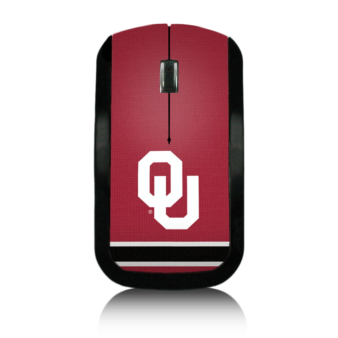 Oklahoma Sooners Stripe Wireless USB Mouse-0