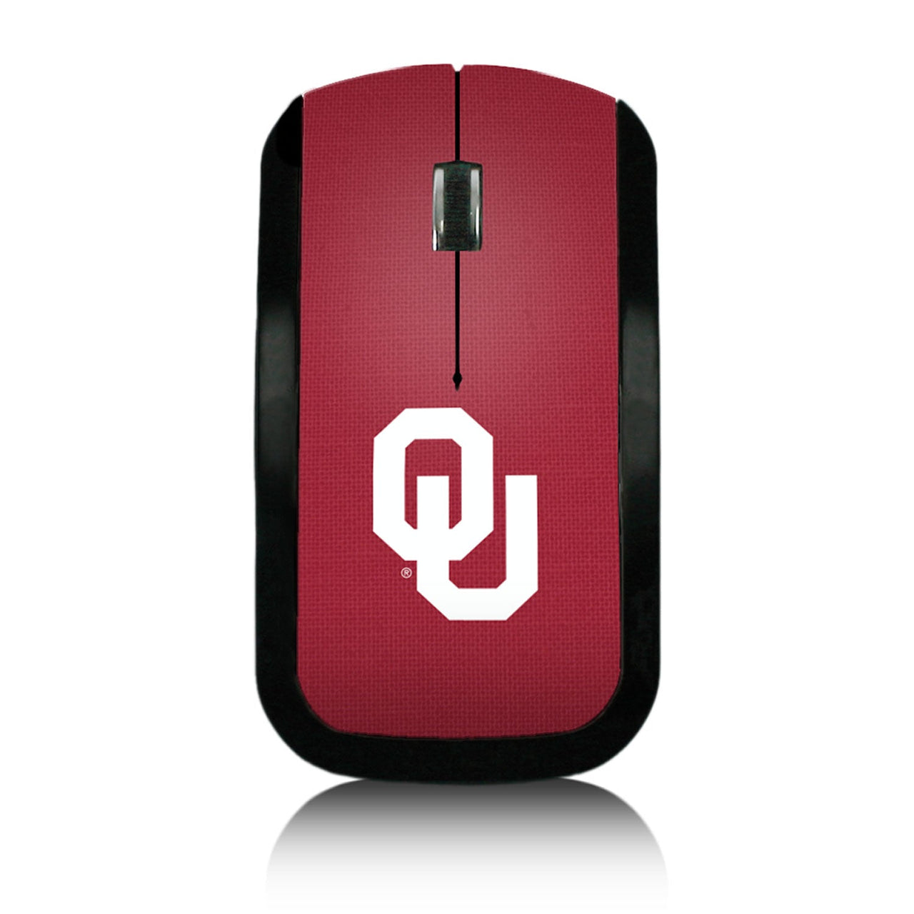 Oklahoma Sooners Solid Wireless USB Mouse-0