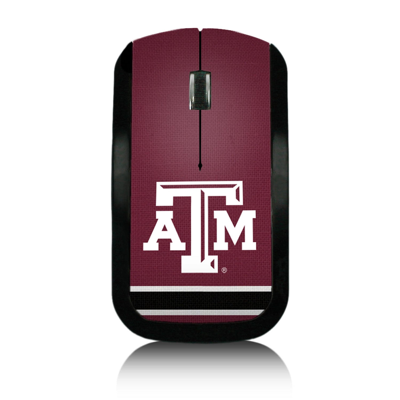 Texas A&M Aggies Stripe Wireless Mouse-0