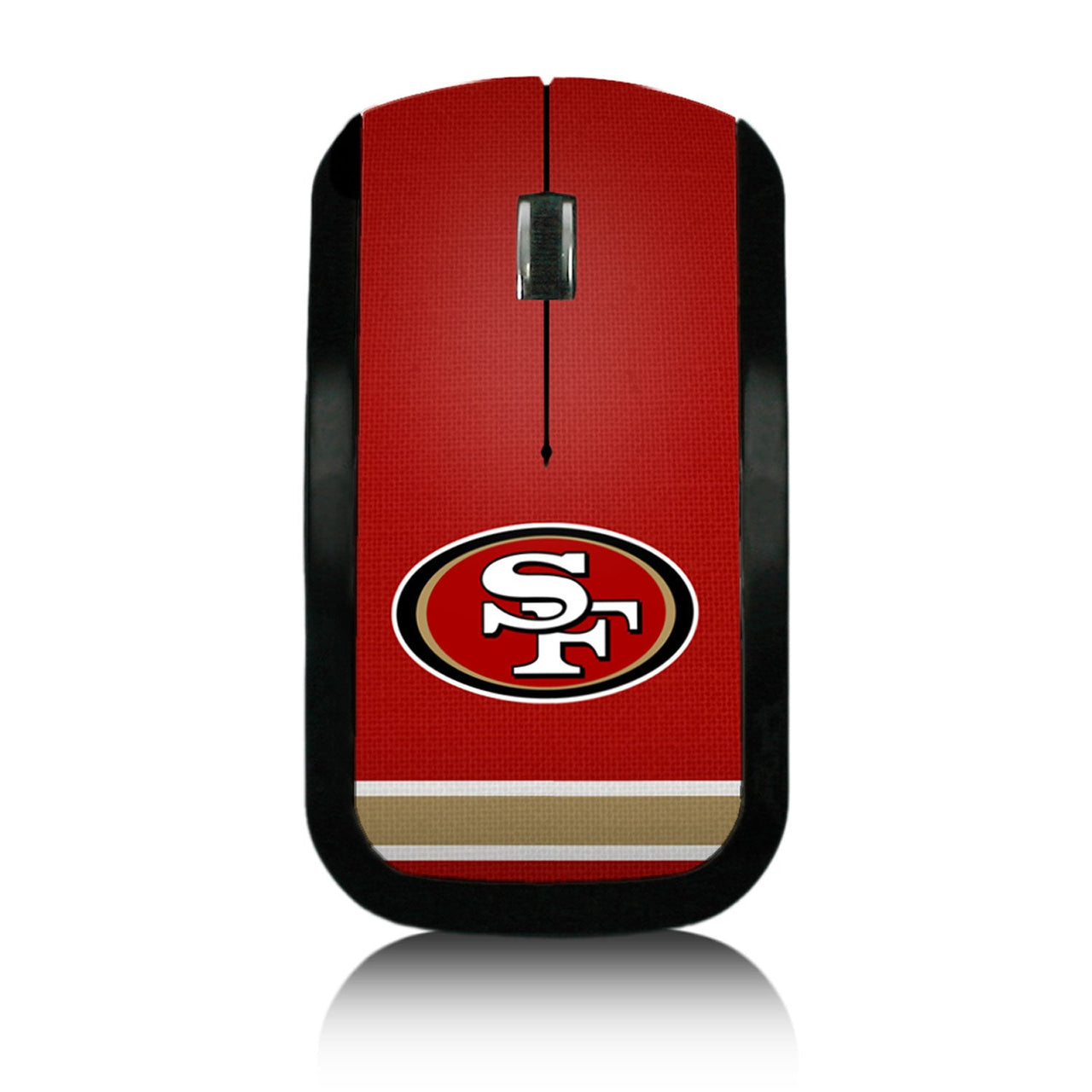 San Francisco 49ers Stripe Wireless USB Mouse-0