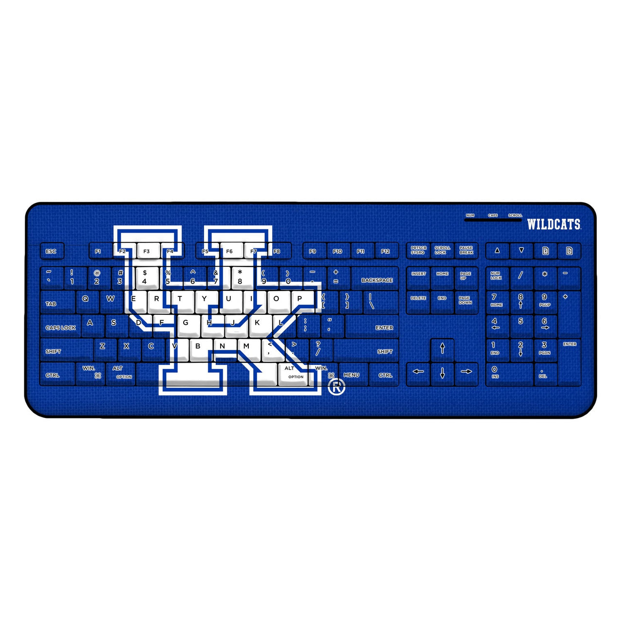 Kentucky Wildcats Solid Wireless USB Keyboard-0