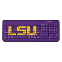 Thumbnail for Louisiana State University Tigers Solid Wireless USB Keyboard-0