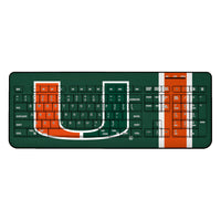 Thumbnail for Miami Hurricanes Stripe Wireless USB Keyboard-0