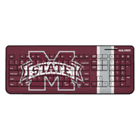 Thumbnail for Mississippi State Bulldogs Stripe Wireless USB Keyboard-0