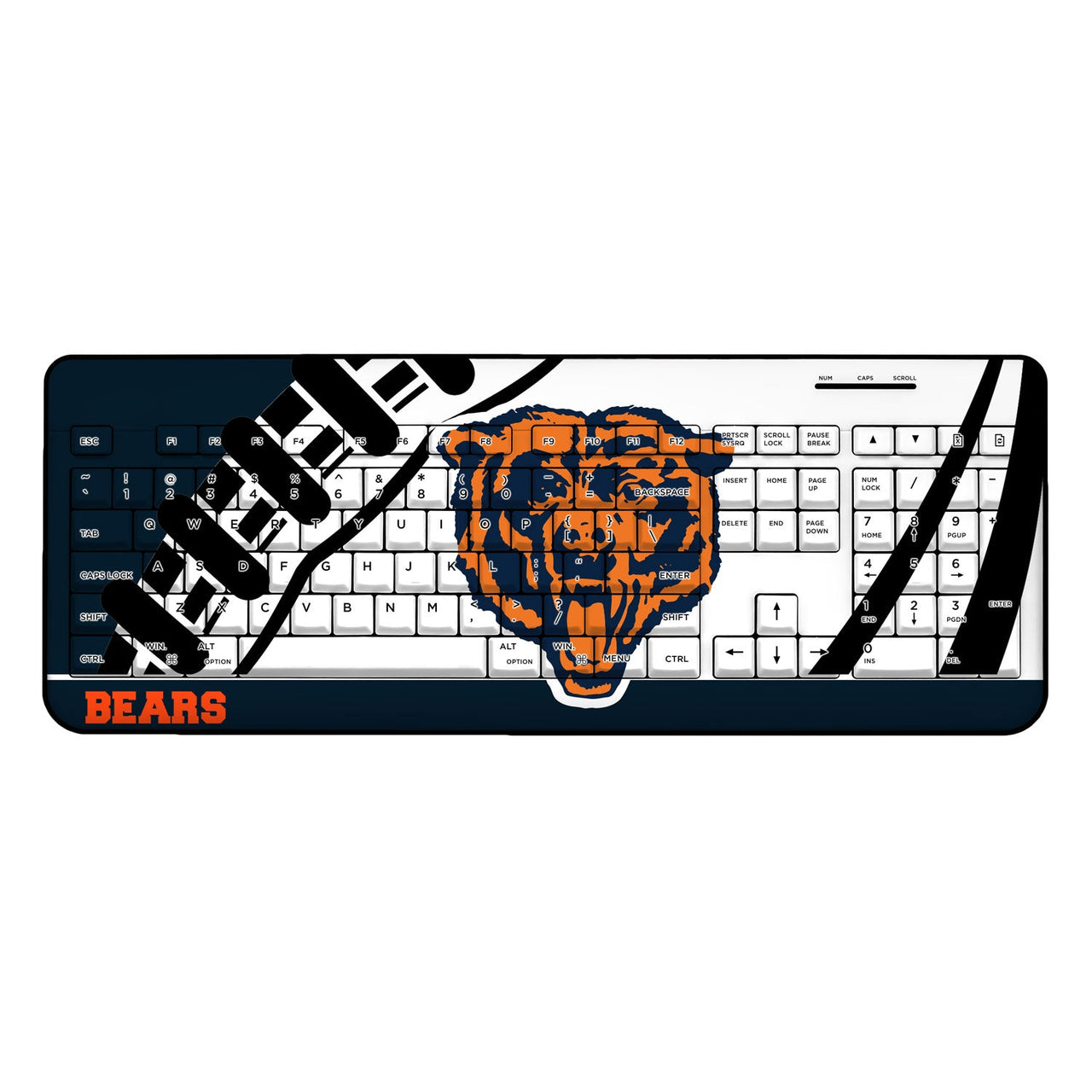 Chicago Bears 1946 Historic Collection Passtime Wireless USB Keyboard-0