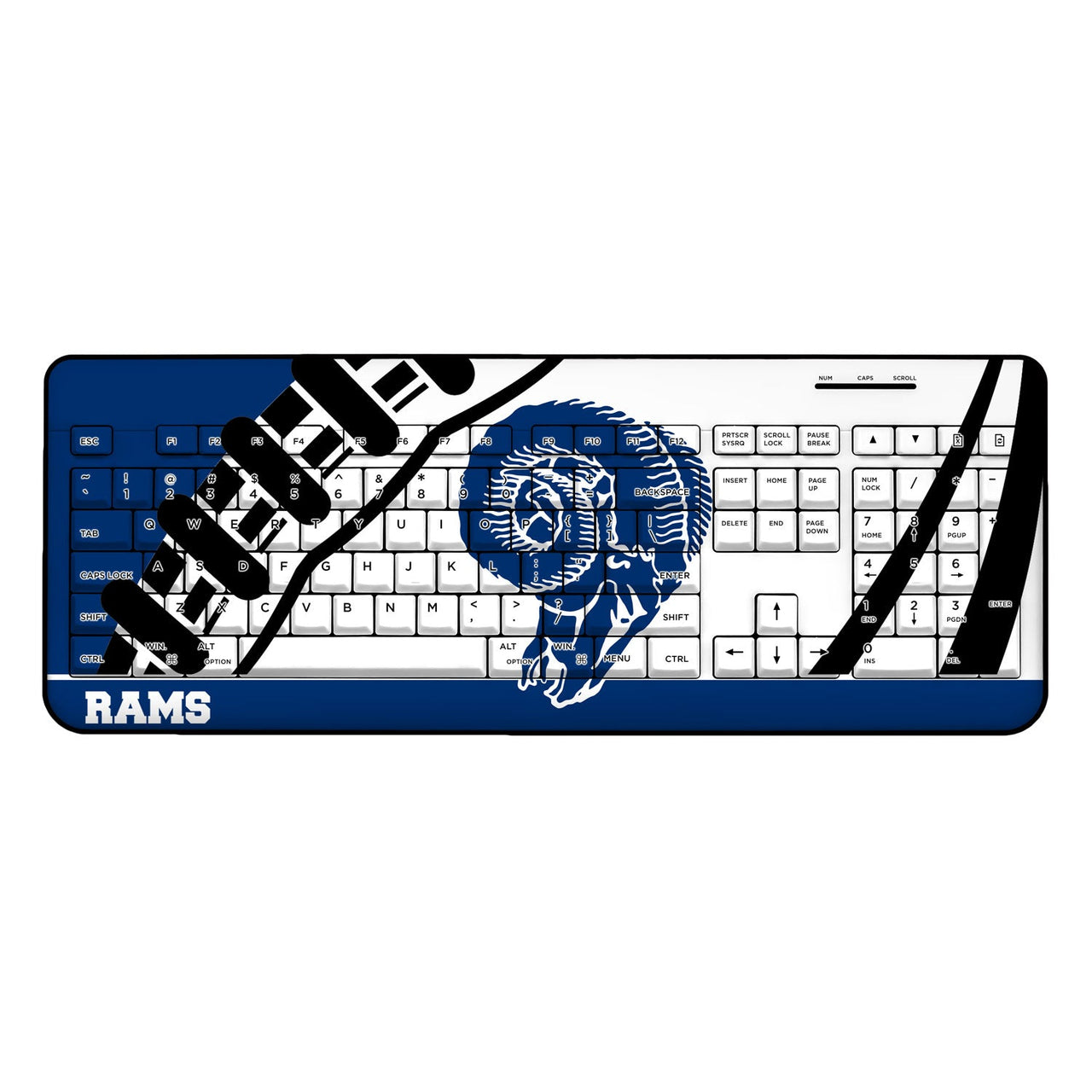 Los Angeles Rams Passtime Wireless USB Keyboard-0