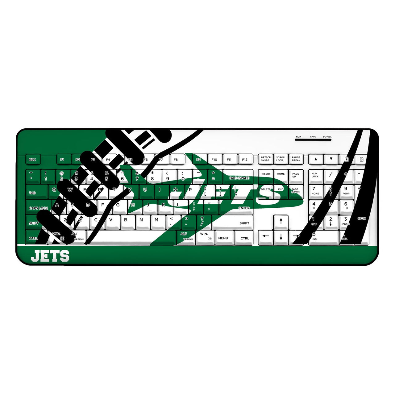 New York Jets 1963 Historic Collection Passtime Wireless USB Keyboard-0