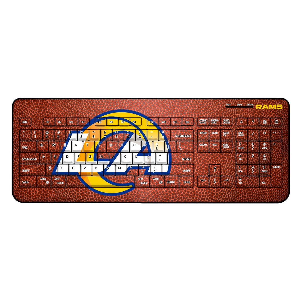 Los Angeles Rams Football Wireless USB Keyboard-0