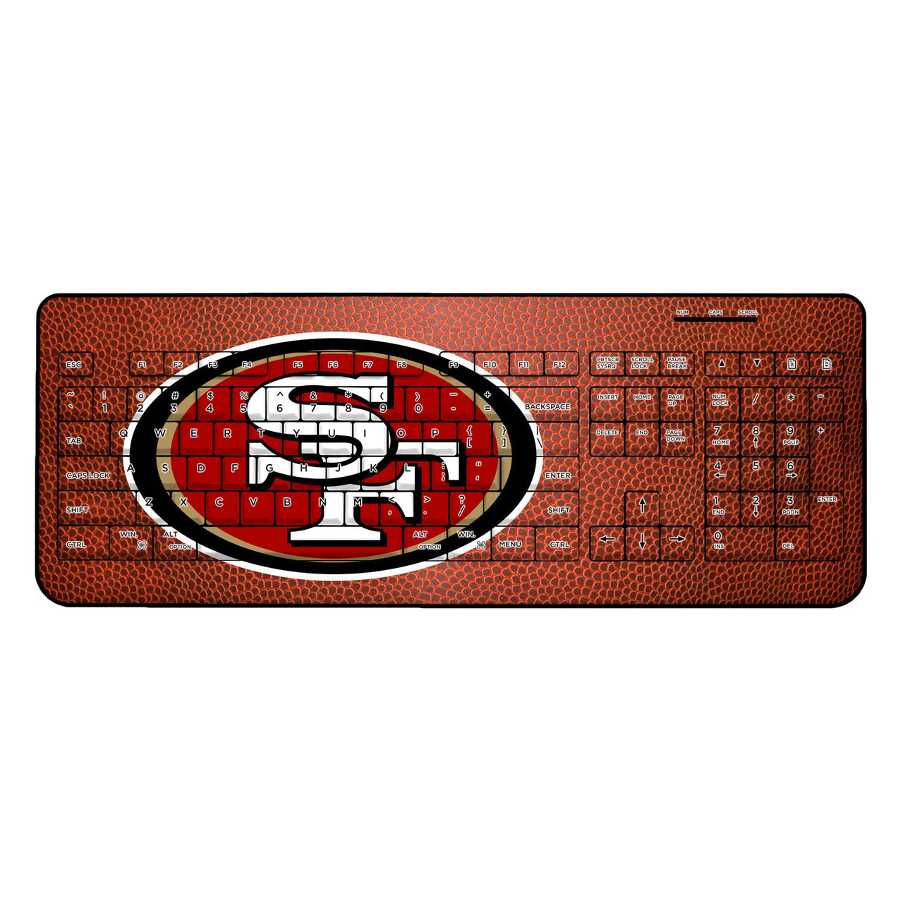 San Francisco 49ers Football Wireless USB Keyboard-0