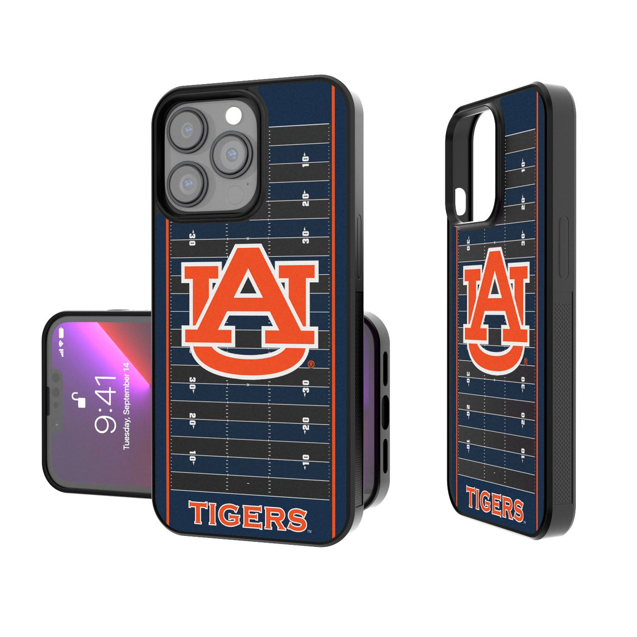 Auburn Tigers Football Field Bumper Case-0