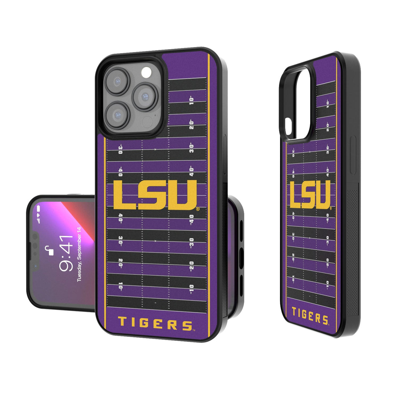 Louisiana State University Tigers Football Field Bumper Case-0