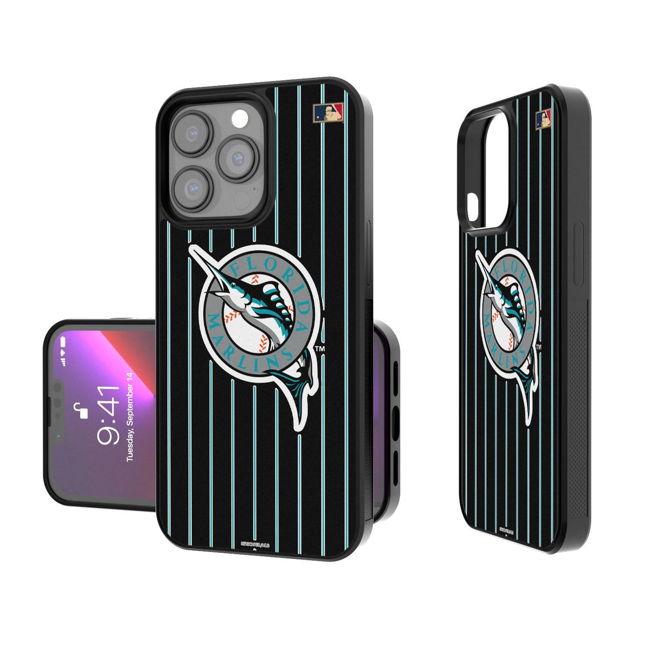Miami Marlins 1993-2011 - Cooperstown Collection Pinstripe Bump Case-0