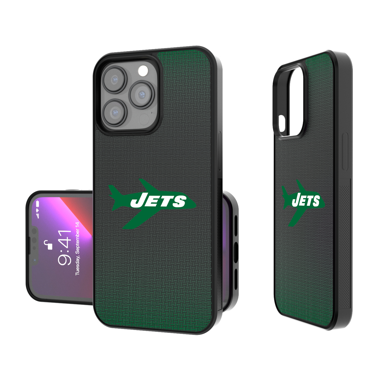 New York Jets 1963 Historic Collection Linen Bump Phone Case-0