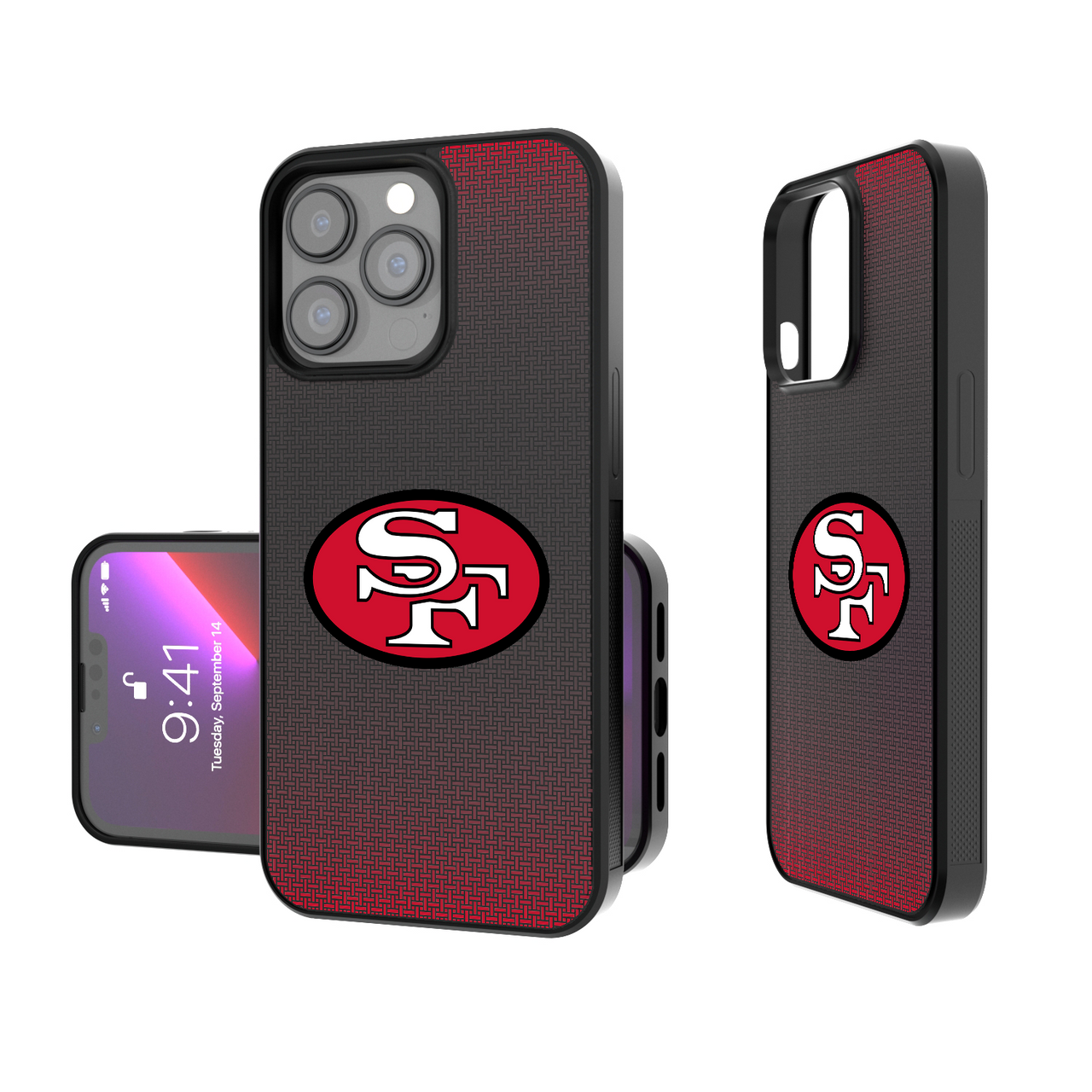 San Francisco 49ers Historic Collection Linen Bump Phone Case-0