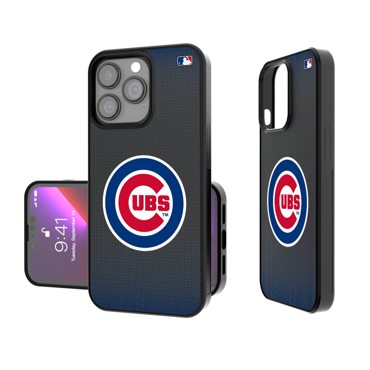 Chicago Cubs Linen Bump Phone Case-0