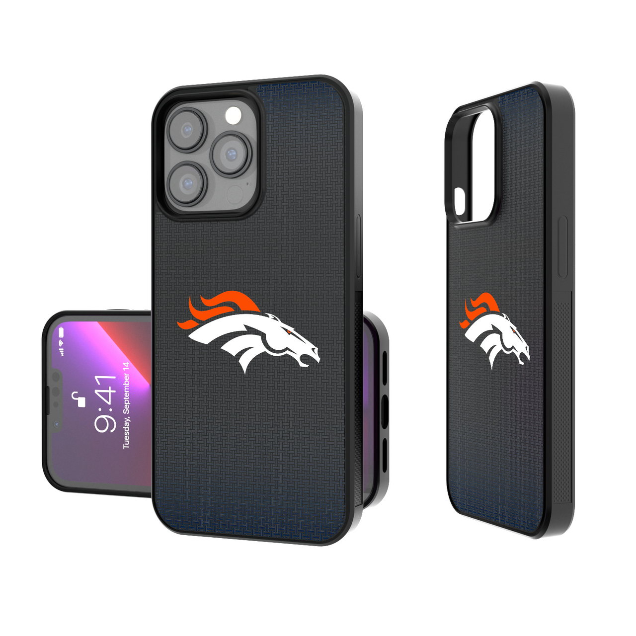 Denver Broncos Linen Bump Phone Case-0