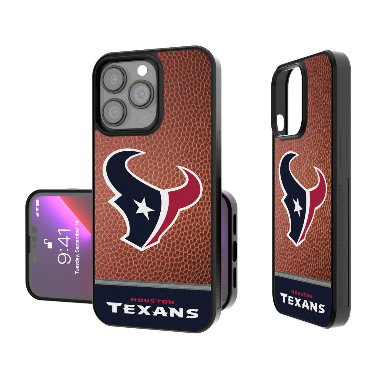 Houston Texans Football Wordmark Bumper Case-0