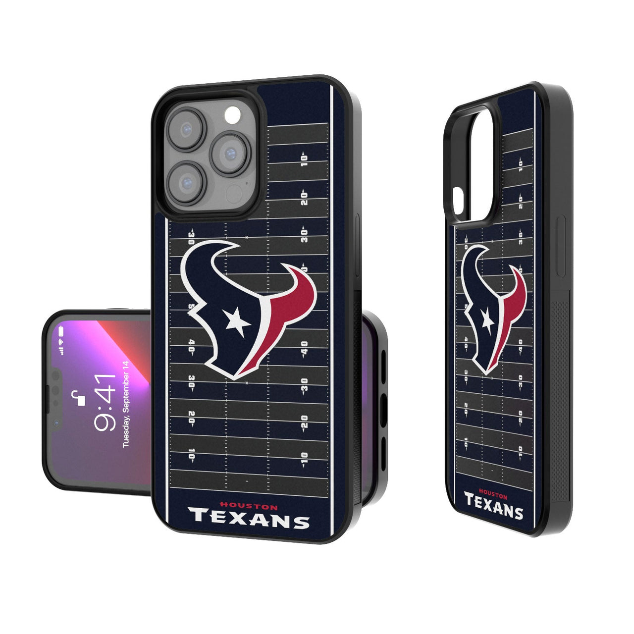Houston Texans Football Field Bumper Case-0