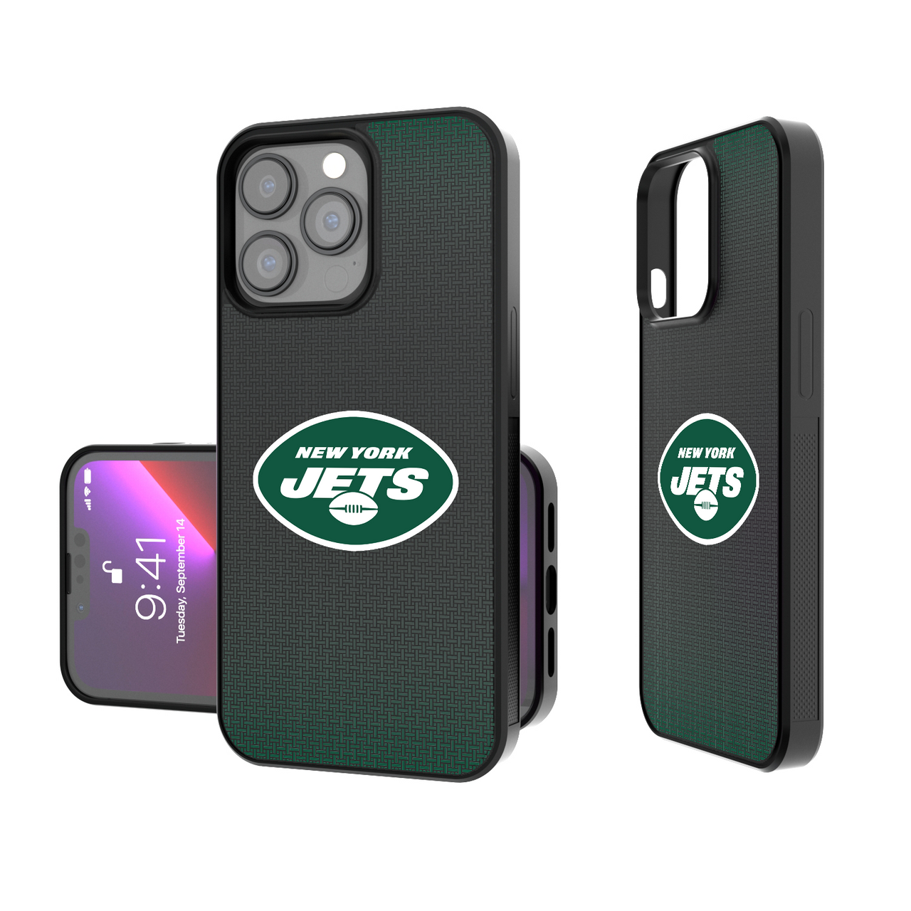 New York Jets Linen Bump Phone Case-0