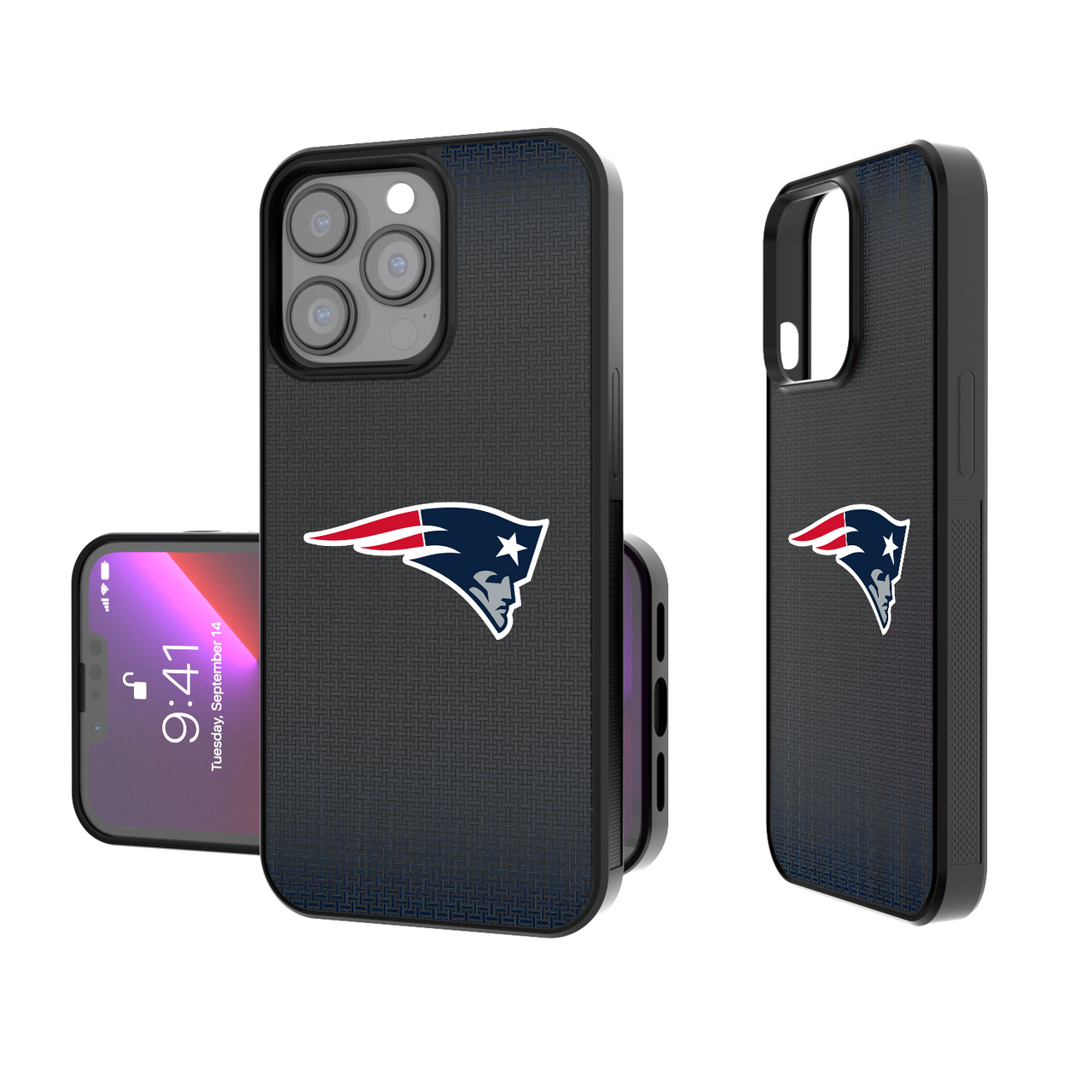 New England Patriots Linen Bump Phone Case-0