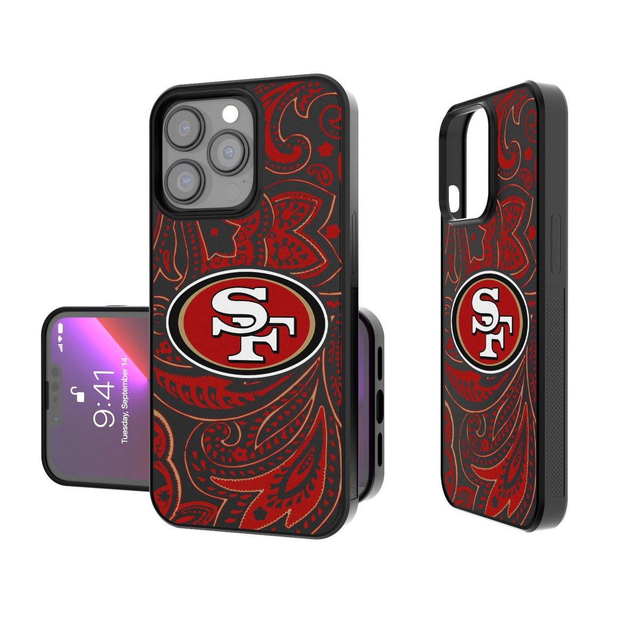 San Francisco 49ers Paisley Bump Case-0