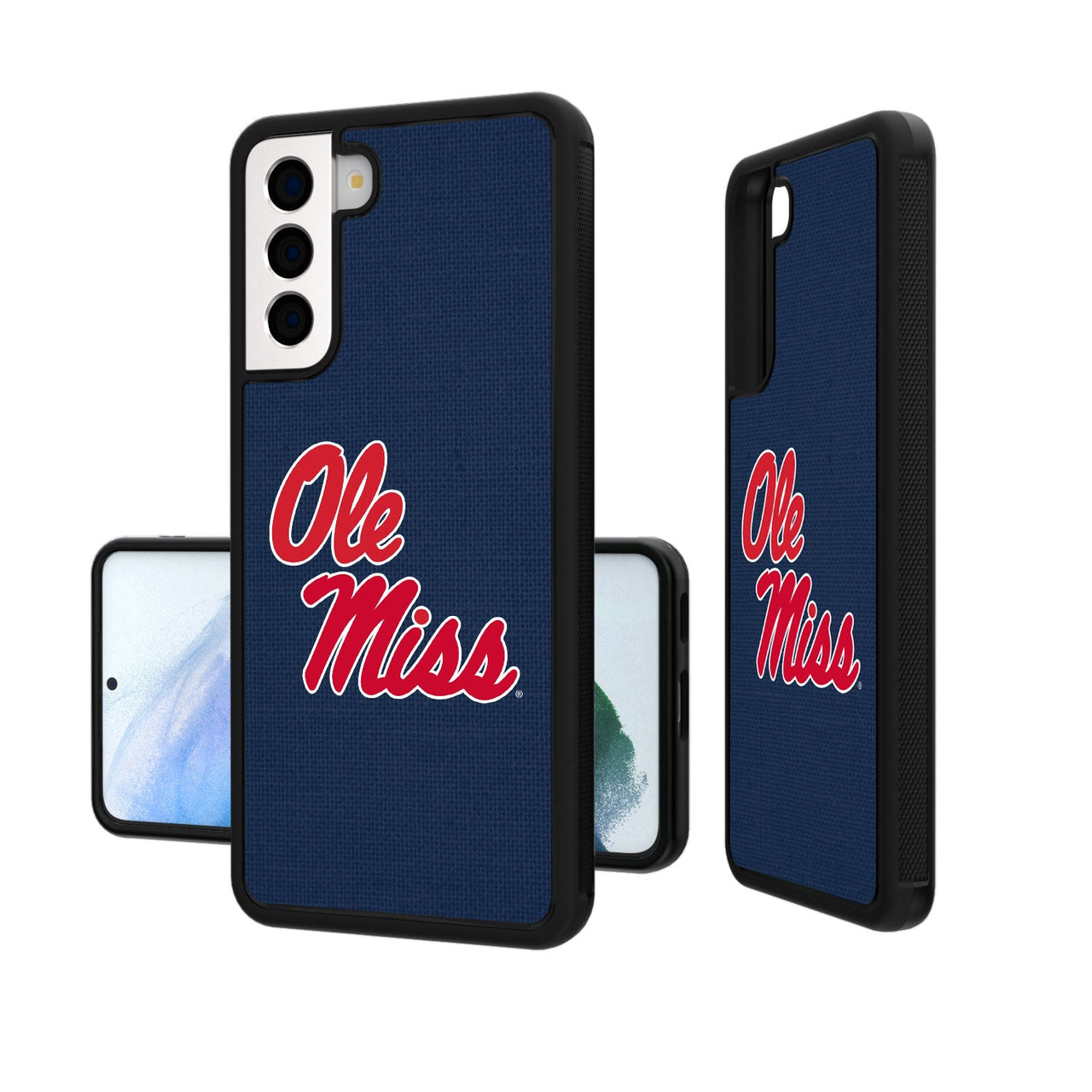 Mississippi Ole Miss Rebels Solid Bumper Case-19