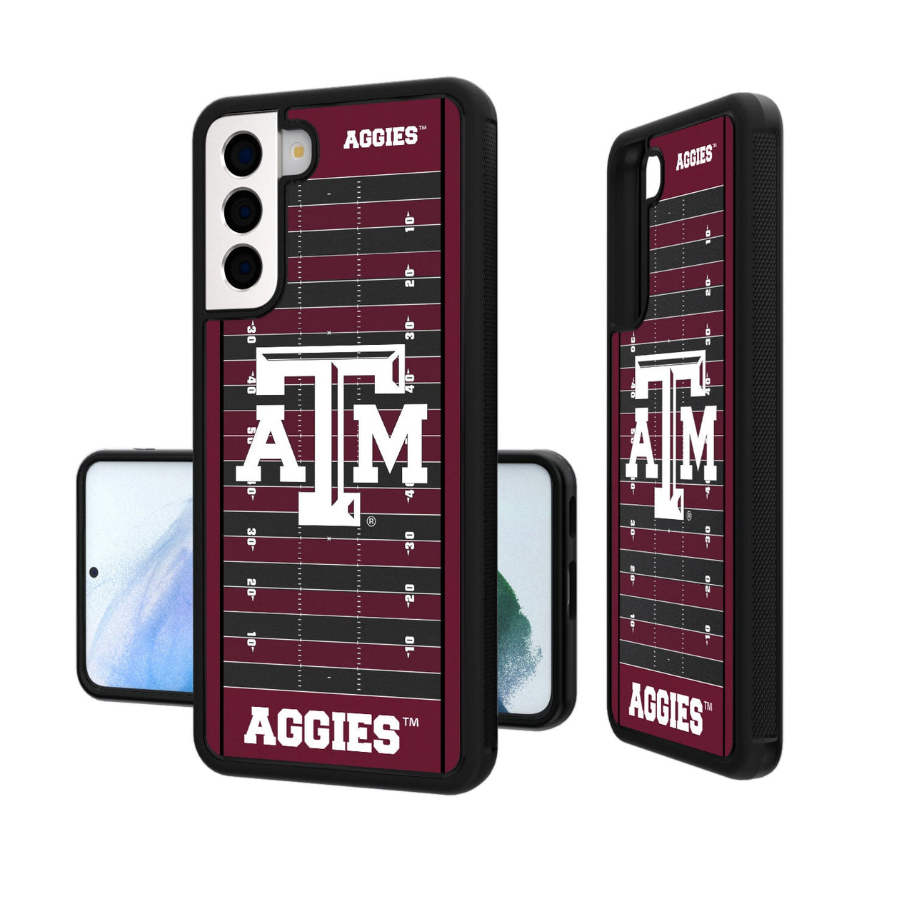 Texas A&M Aggies Football Field Bumper Case-19