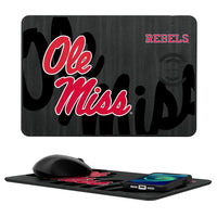 Thumbnail for Mississippi Ole Miss Rebels Tilt 15-Watt Wireless Charger and Mouse Pad-0