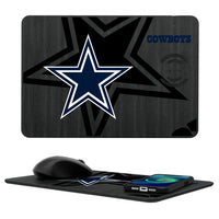Thumbnail for Dallas Cowboys Tilt 15-Watt Wireless Charger and Mouse Pad-0
