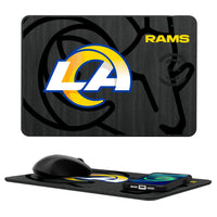 Thumbnail for Los Angeles Rams Tilt 15-Watt Wireless Charger and Mouse Pad-0