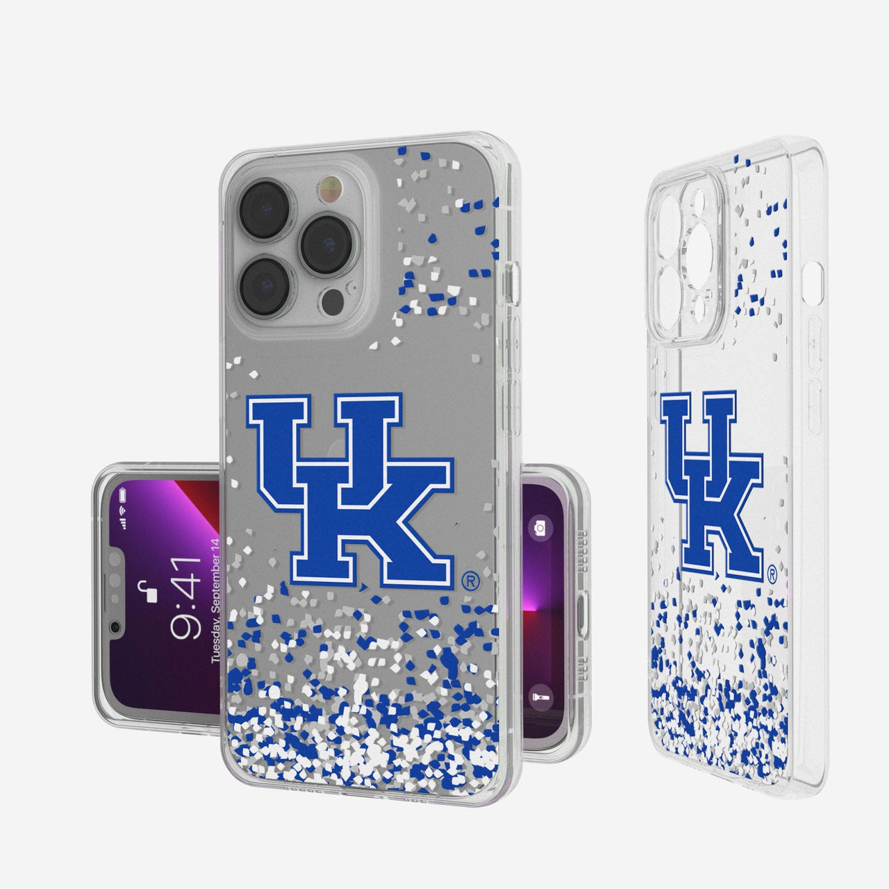 Kentucky Wildcats Confetti Clear Case-0