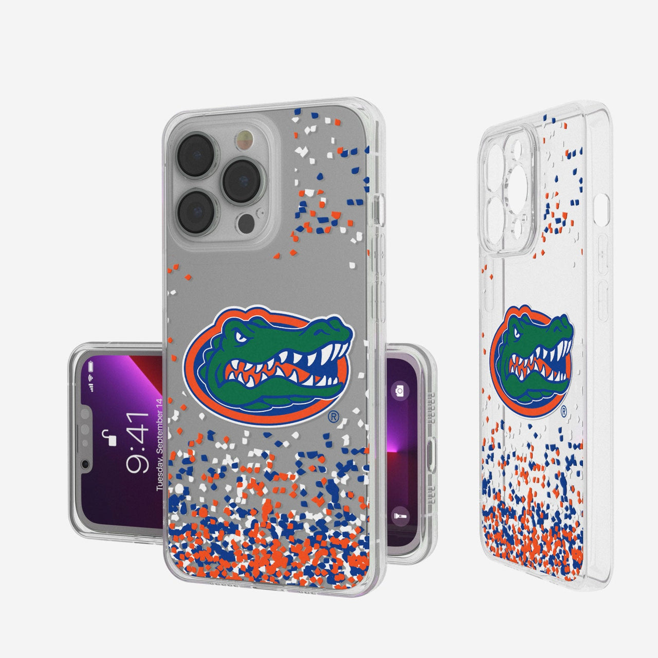 Florida Gators Confetti Clear Case-0