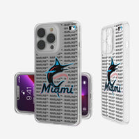 Thumbnail for Miami Marlins Blackletter Clear Case-0