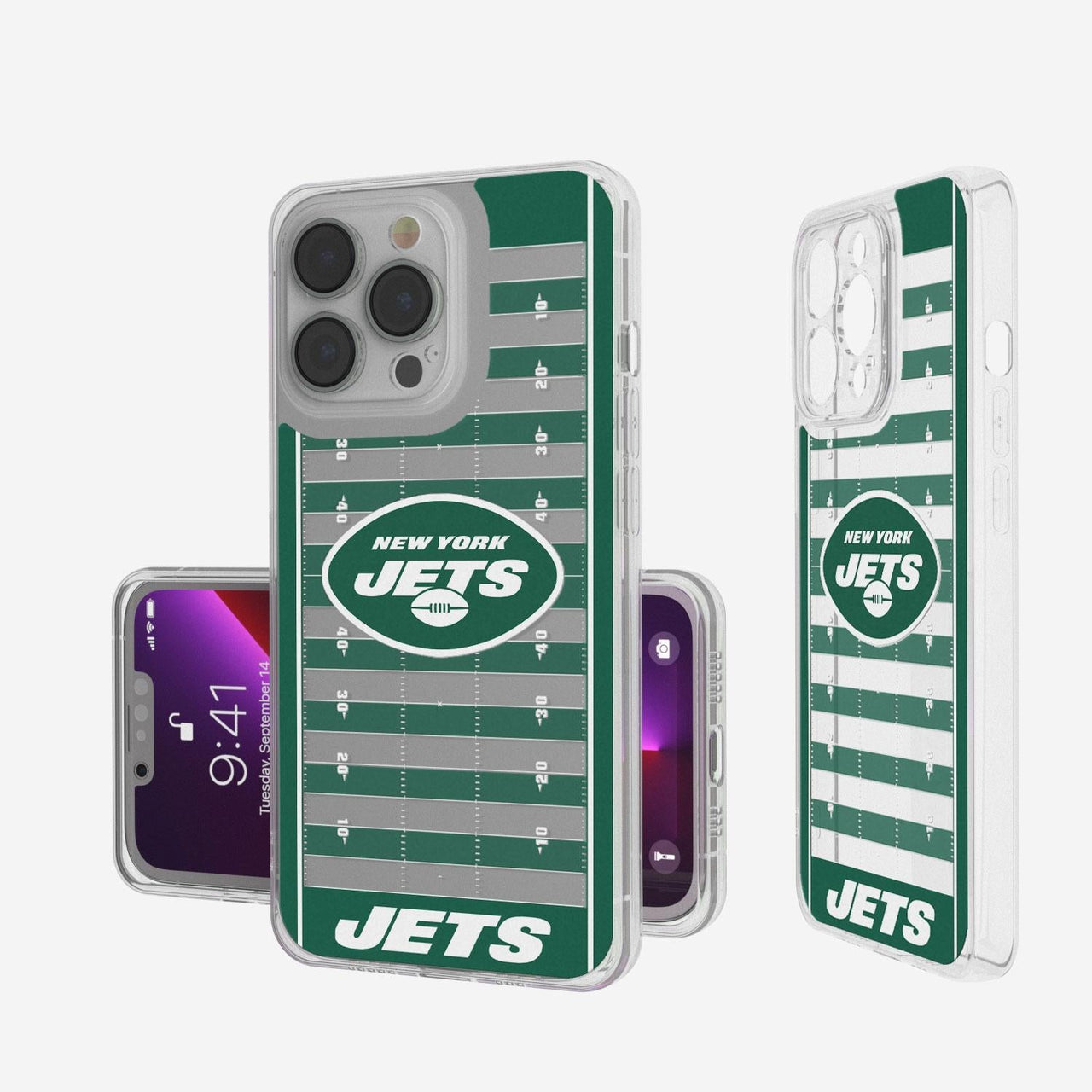 New York Jets Football Field Clear Case-0