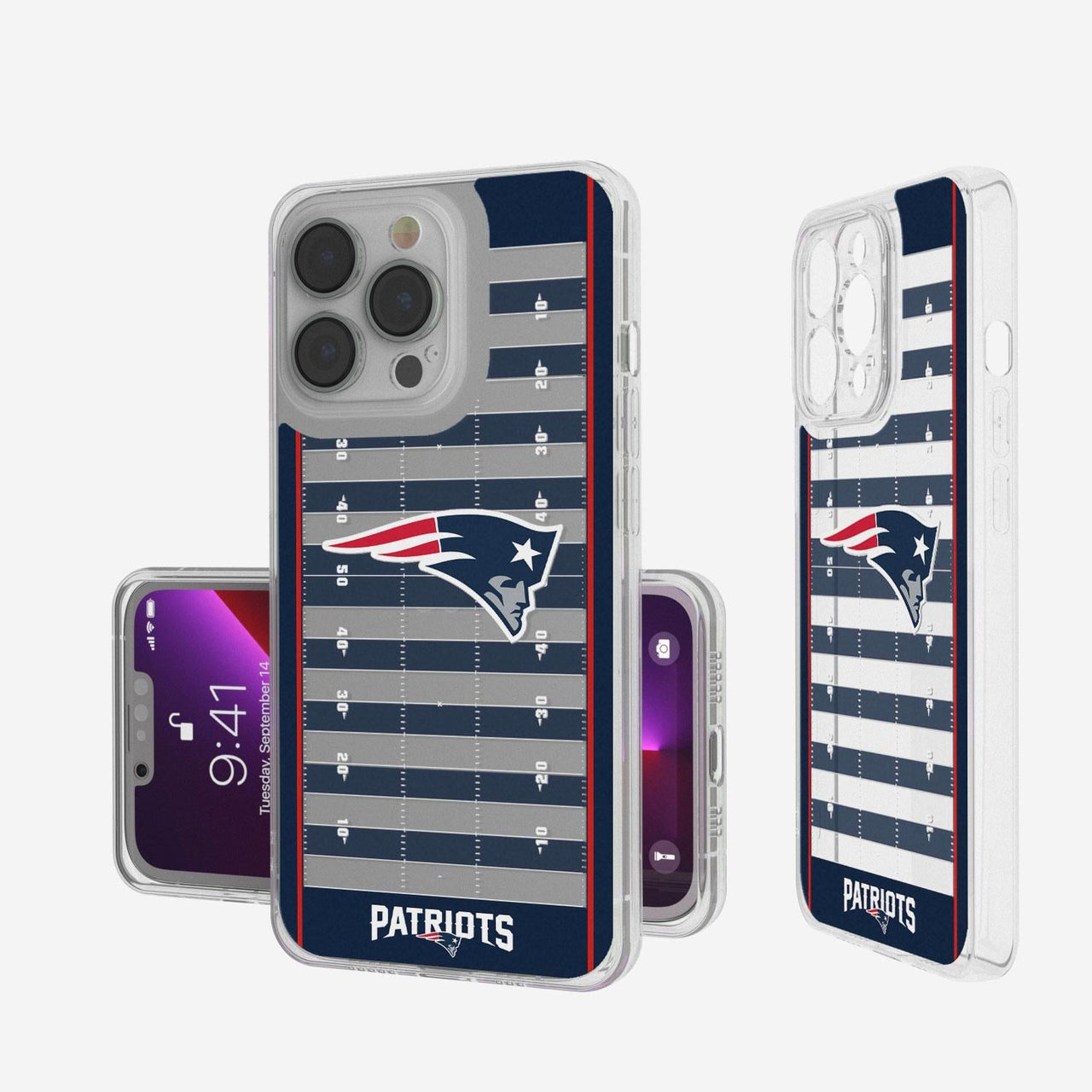 New England Patriots Football Field Clear Case-0