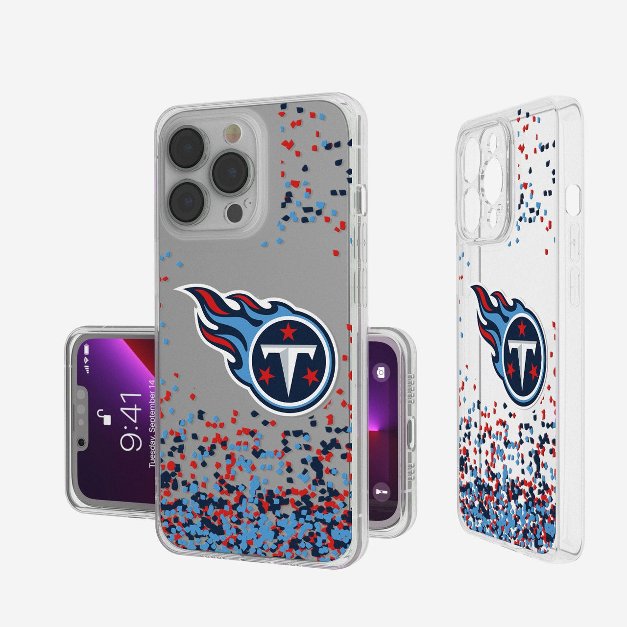 Tennessee Titans Confetti Clear Case-0